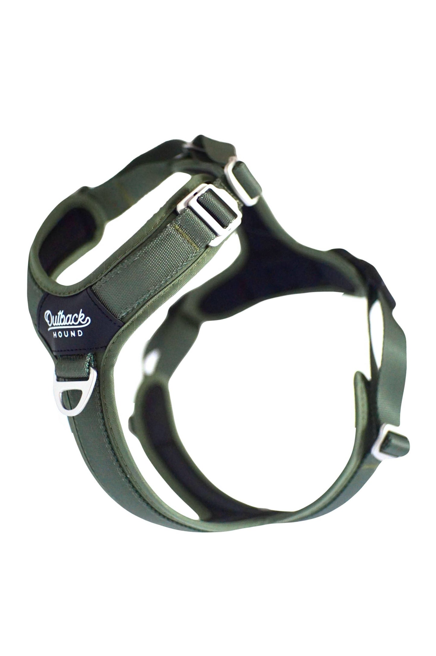 Outback Hound Lite Comfort Harness - Ranger Green