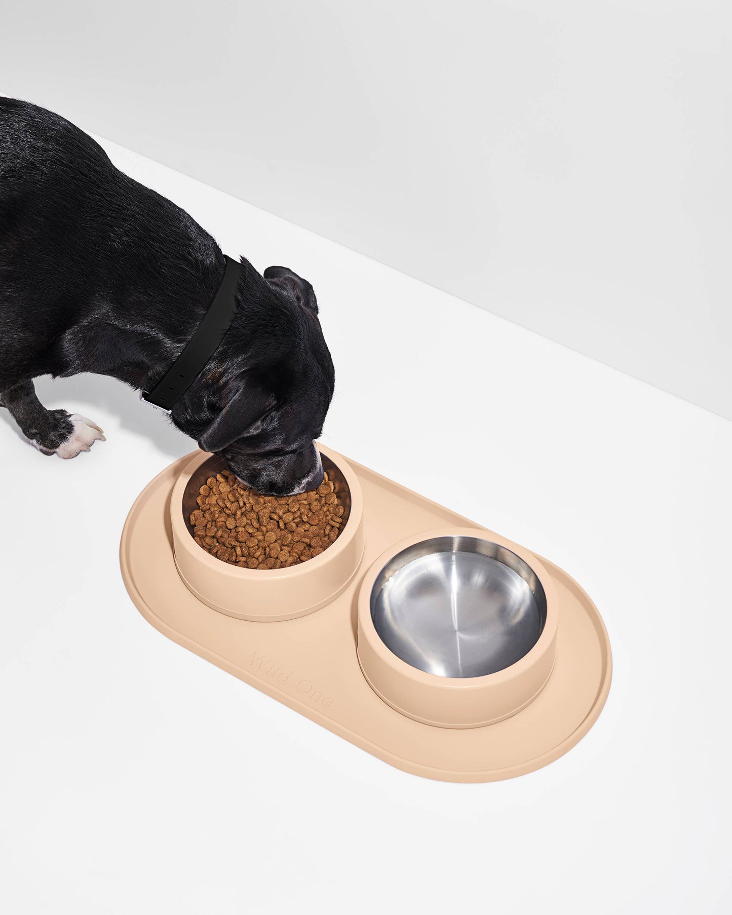 Wild One Silicon Bowl Placemat: Tan