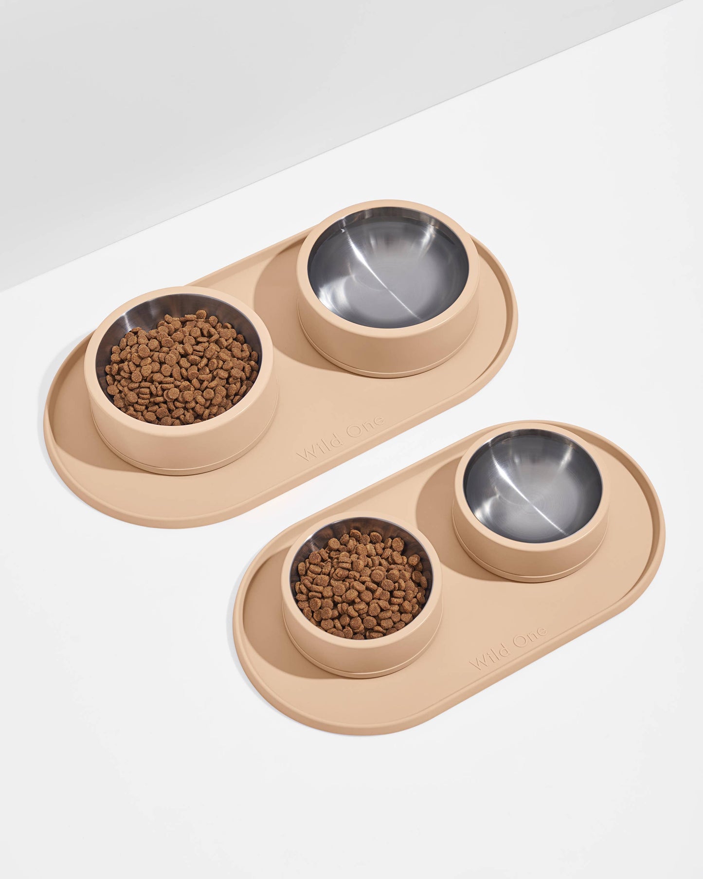 Wild One Silicon Bowl Placemat: Tan