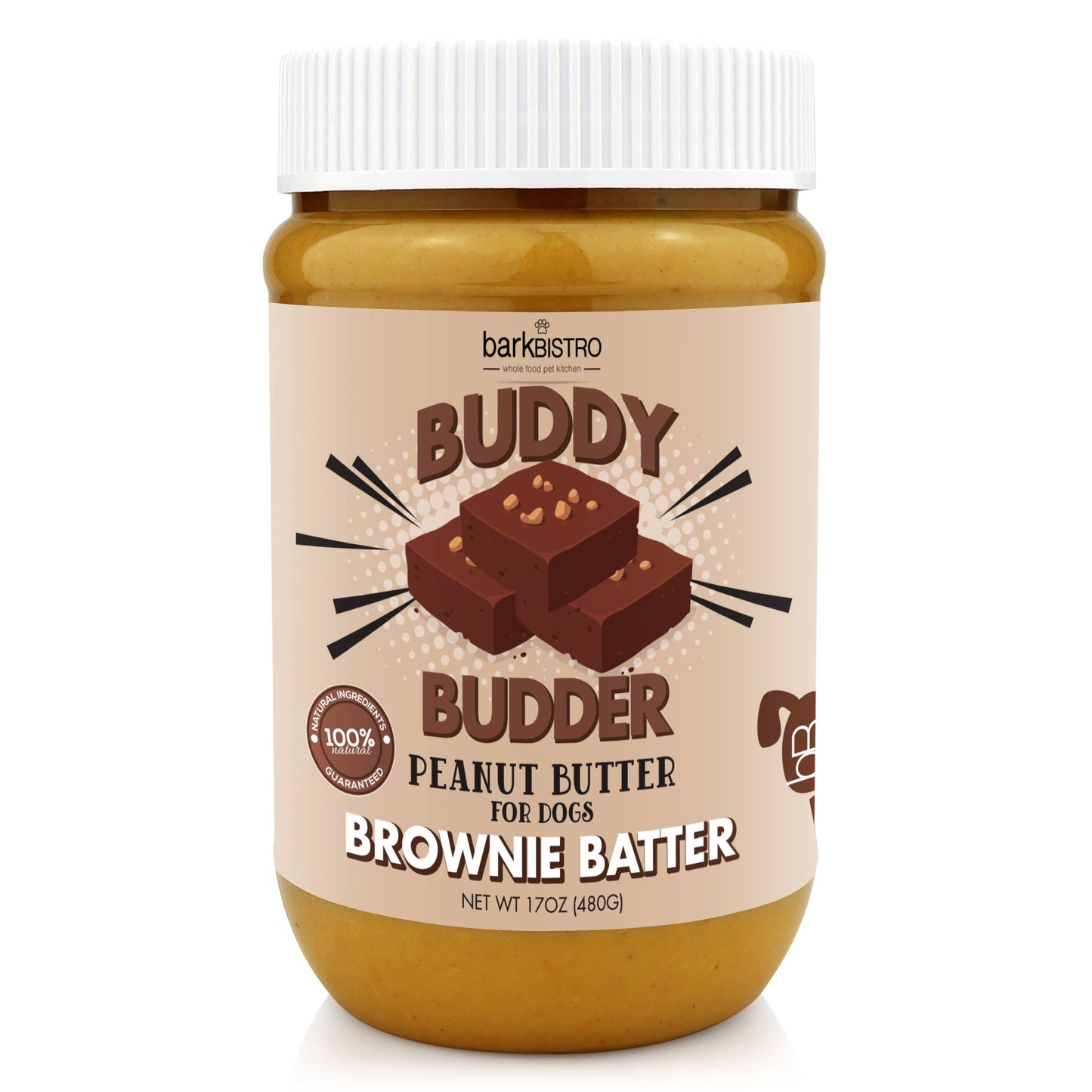 Dog Peanut Butter, Brownie Batter Buddy Budder