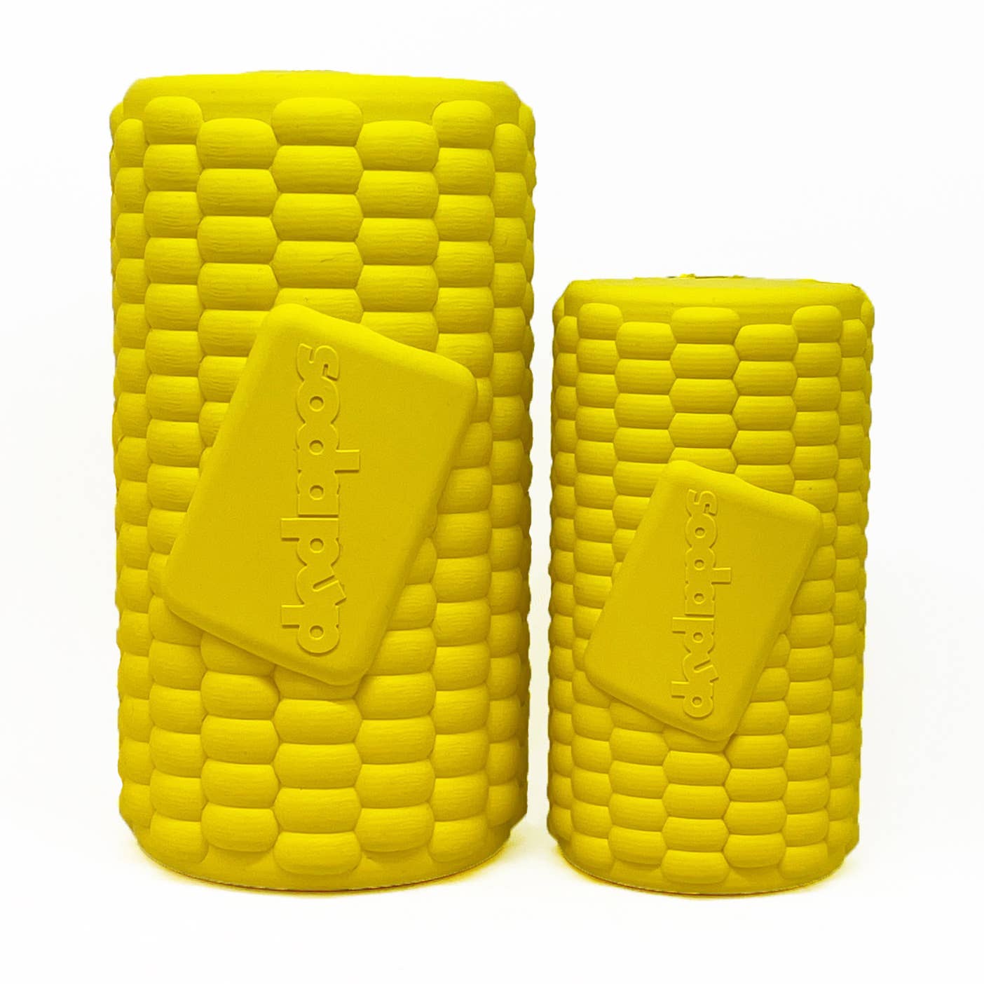 Corn on the Cob Treat Dispenser - Yellow: Large