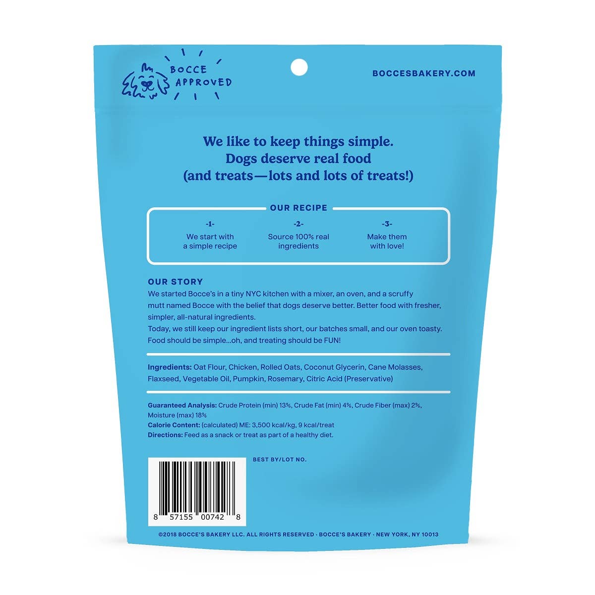 Bocce's Bakery Chicken Soft & Chewy Dog Treats