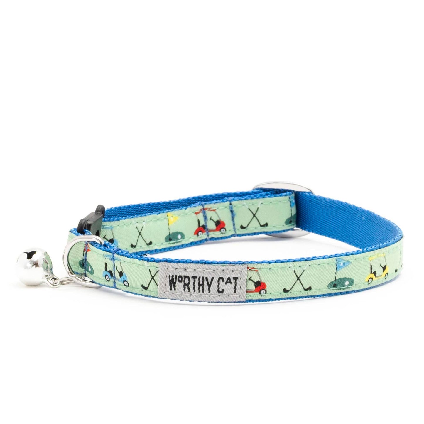 Golf Cat Collar: Green / One Size Fits Most