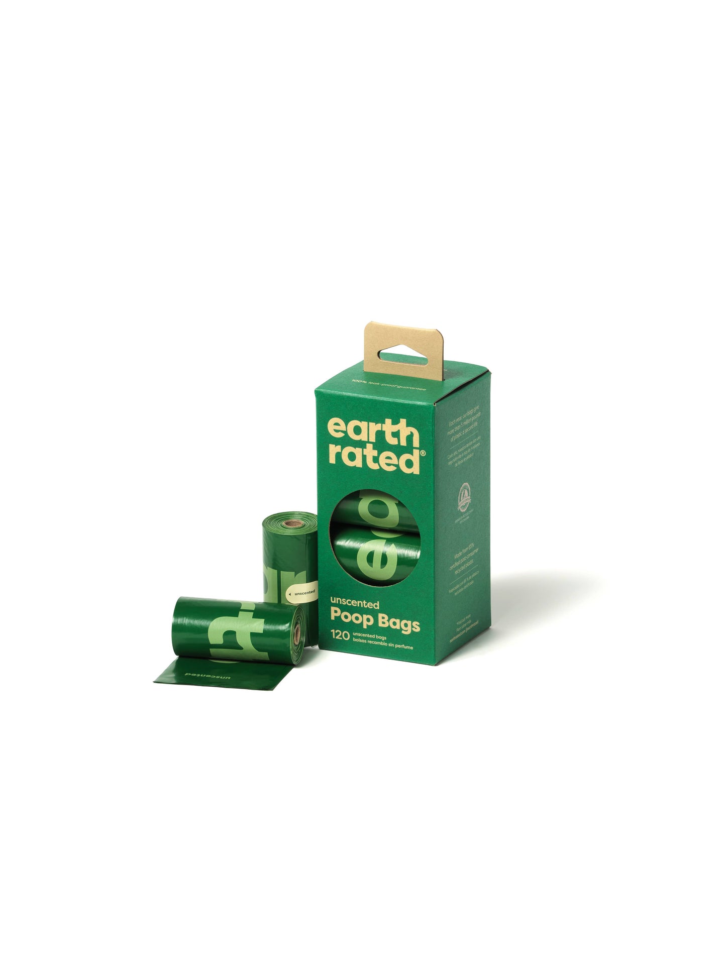 Earth Rated Unscented Poop Bags 120ct