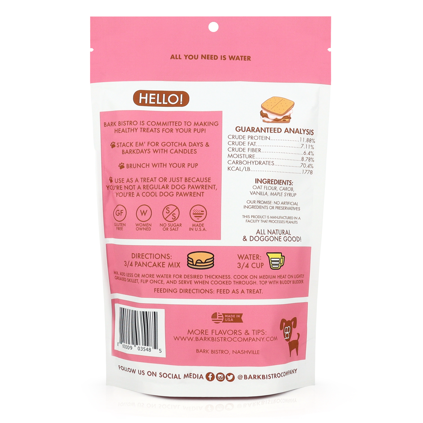 Bark Bistro Dog Pancakes: Birthday Bash