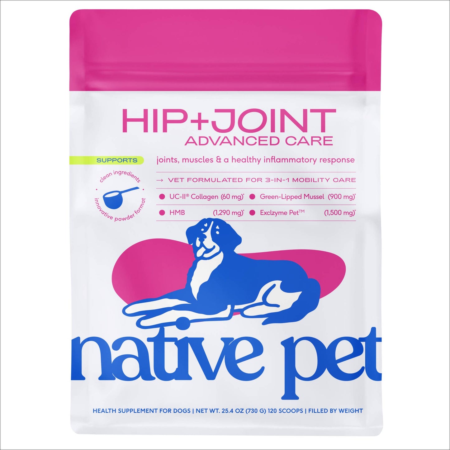 Hip+Joint Advanced Care Powder Joint, Muscle & Inflammation: 30 scoops