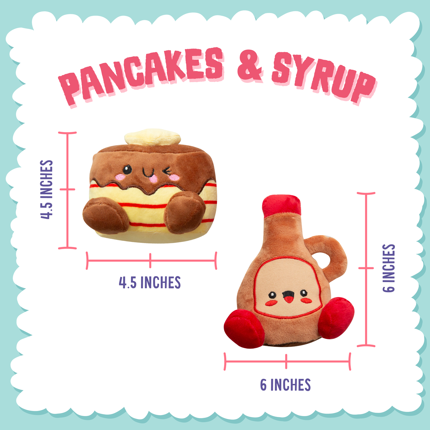 Cakes & Syrup dog toy