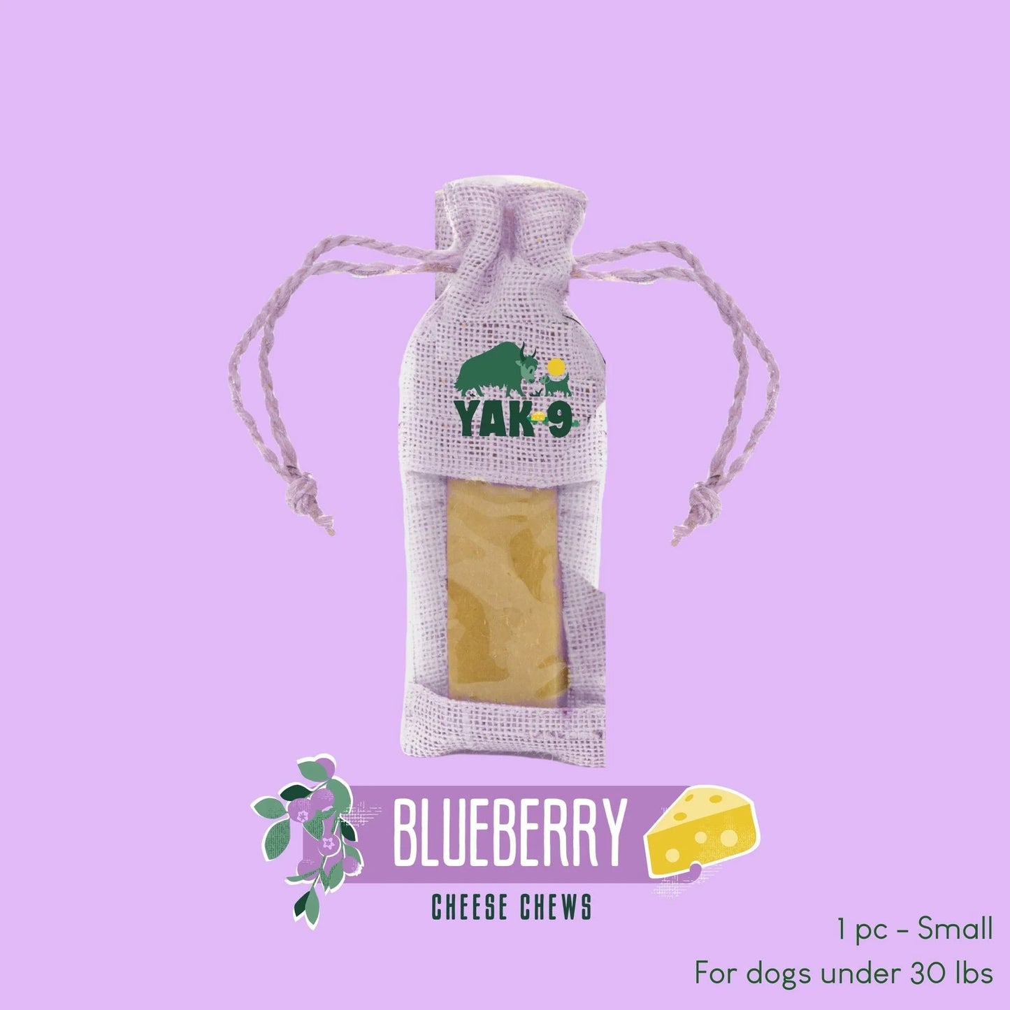 Yak 9 Blueberry Yak Chews