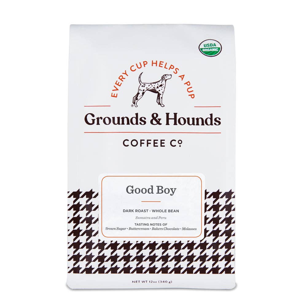Good Boy Dark Roast Coffee: Whole Bean