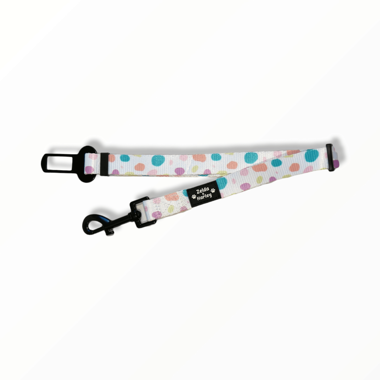 Pastel Dalmatian Dog Car Seatbelt