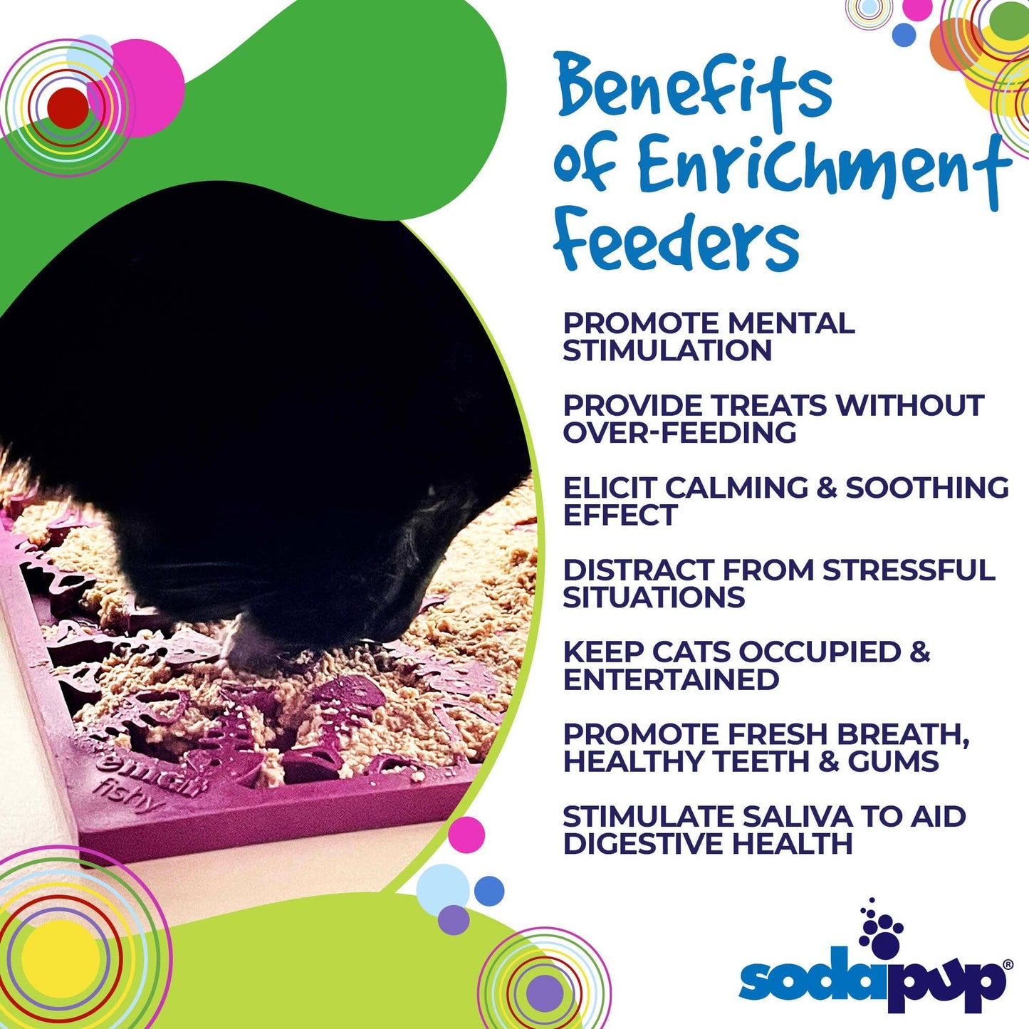 Fishy Design eMat Enrichment Lick Mat