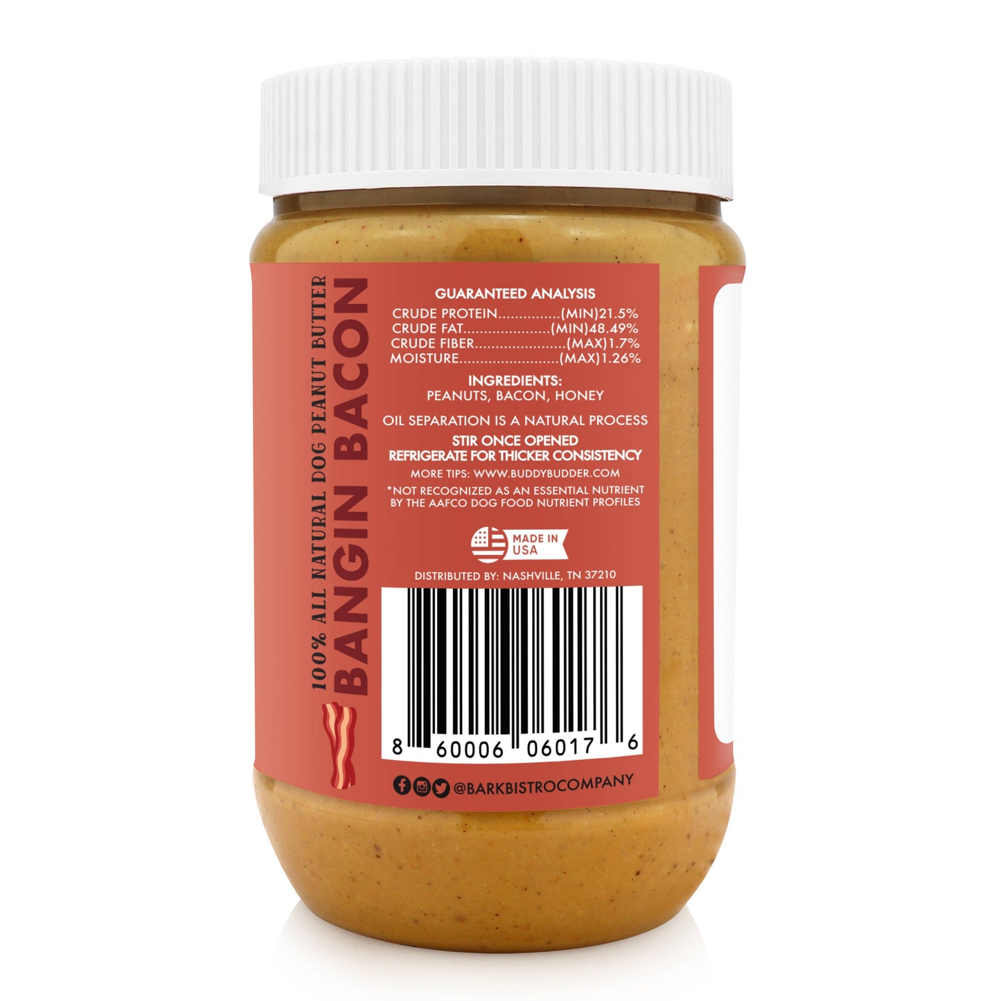 Dog Peanut Butter, Bangin Bacon Buddy Budder