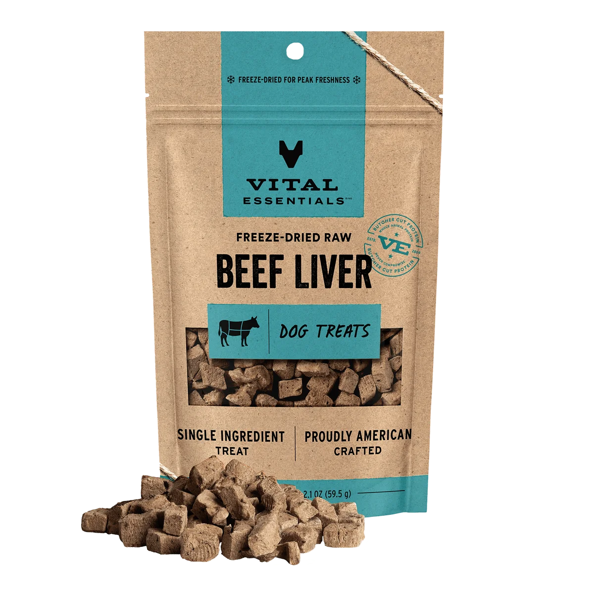 Vital Essentials Beef Liver Dog Treat