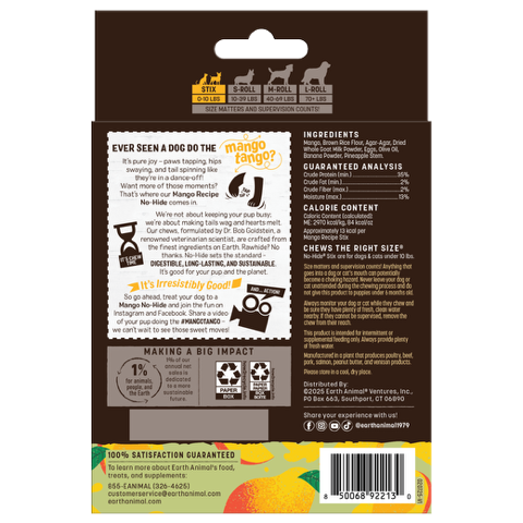 Earth Animal No-Hide® Mango Stix