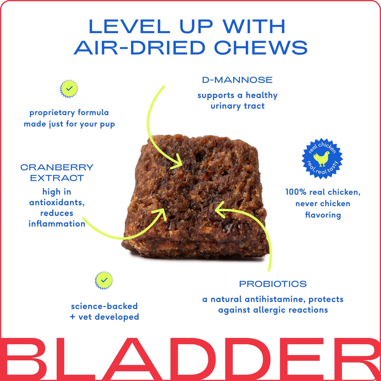 Cranberry Bladder Chews, Kidney & Urinary Supplement for Dog