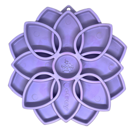 Mandala "Softie" eTray Enrichment Tray for Dogs: Light Green