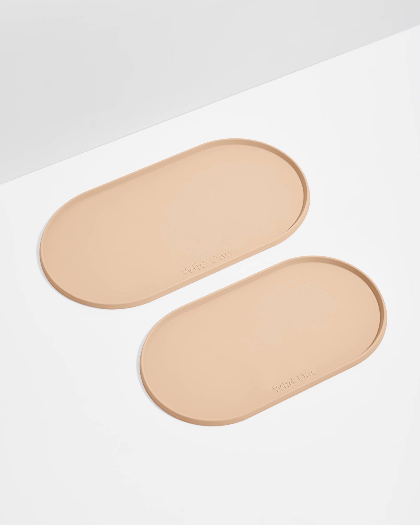 Wild One Silicon Bowl Placemat: Tan