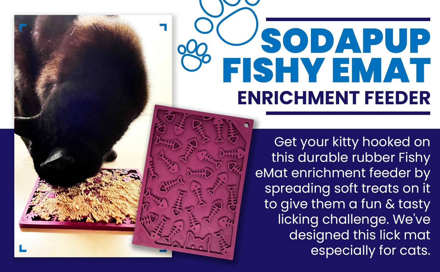 Fishy Design eMat Enrichment Lick Mat