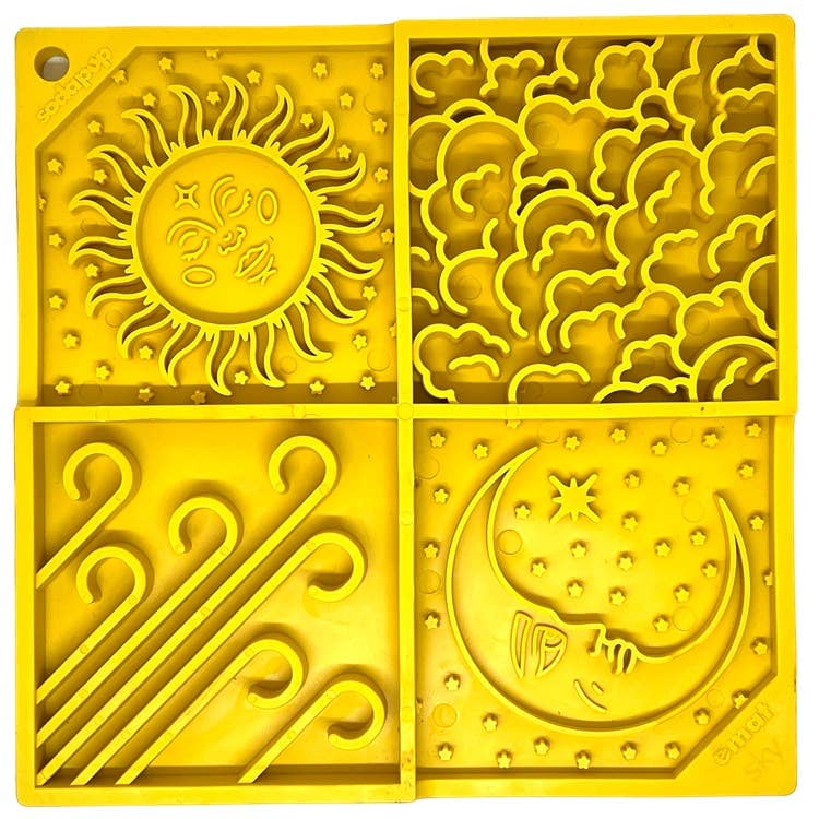 Sky Design eMat Enrichment Lick Mat: Yellow