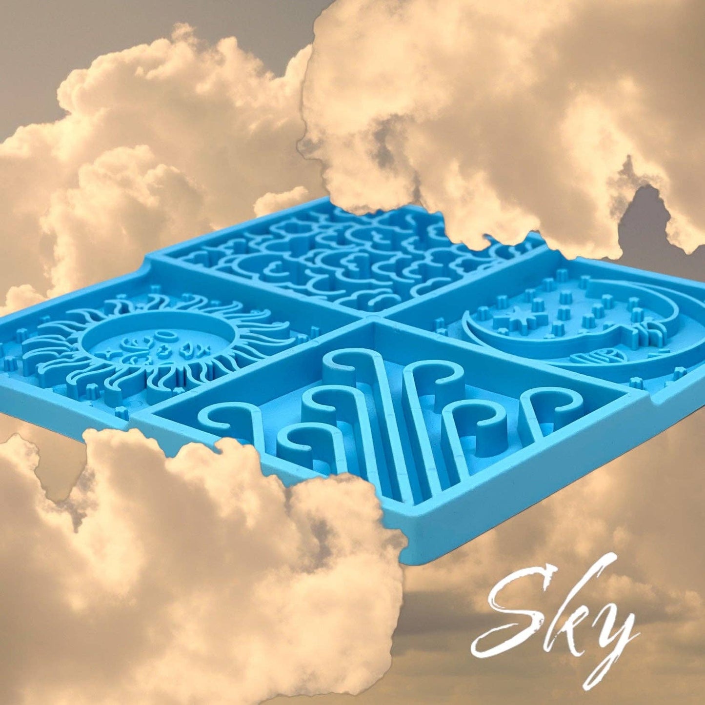 Sky Design eMat Enrichment Lick Mat: Yellow