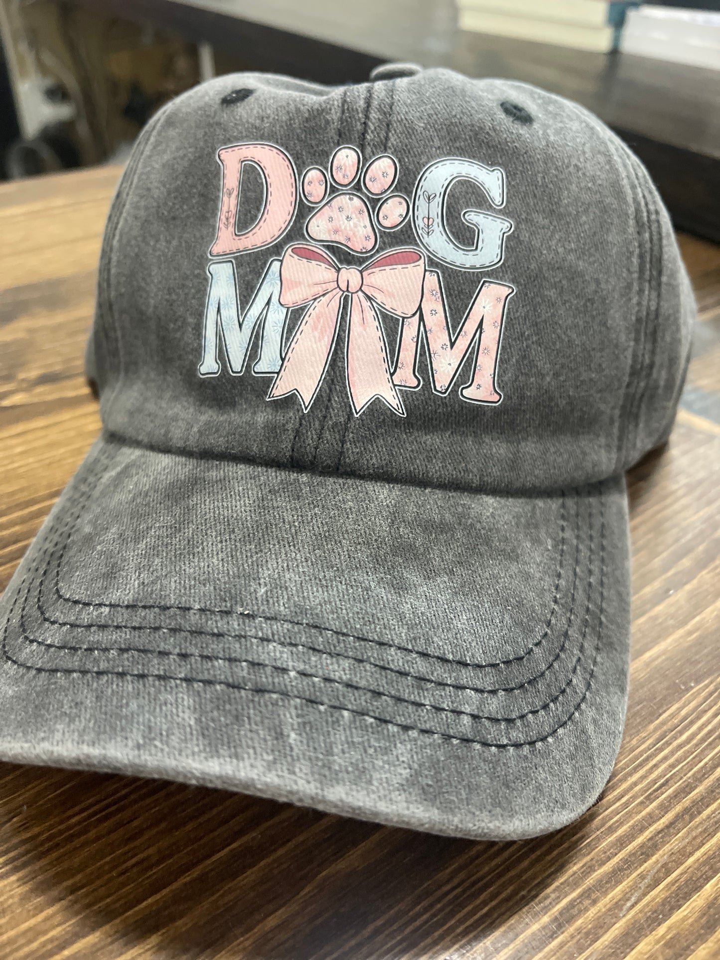 Dog Mom Bow Hat
