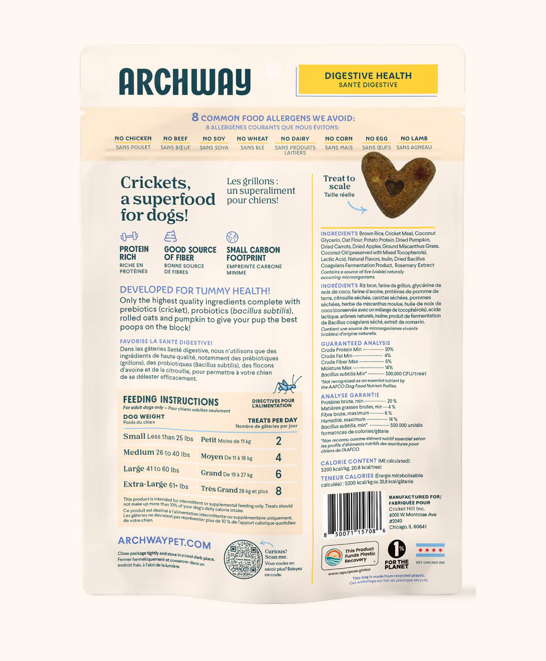 Archway Digestive Health Dog Treats