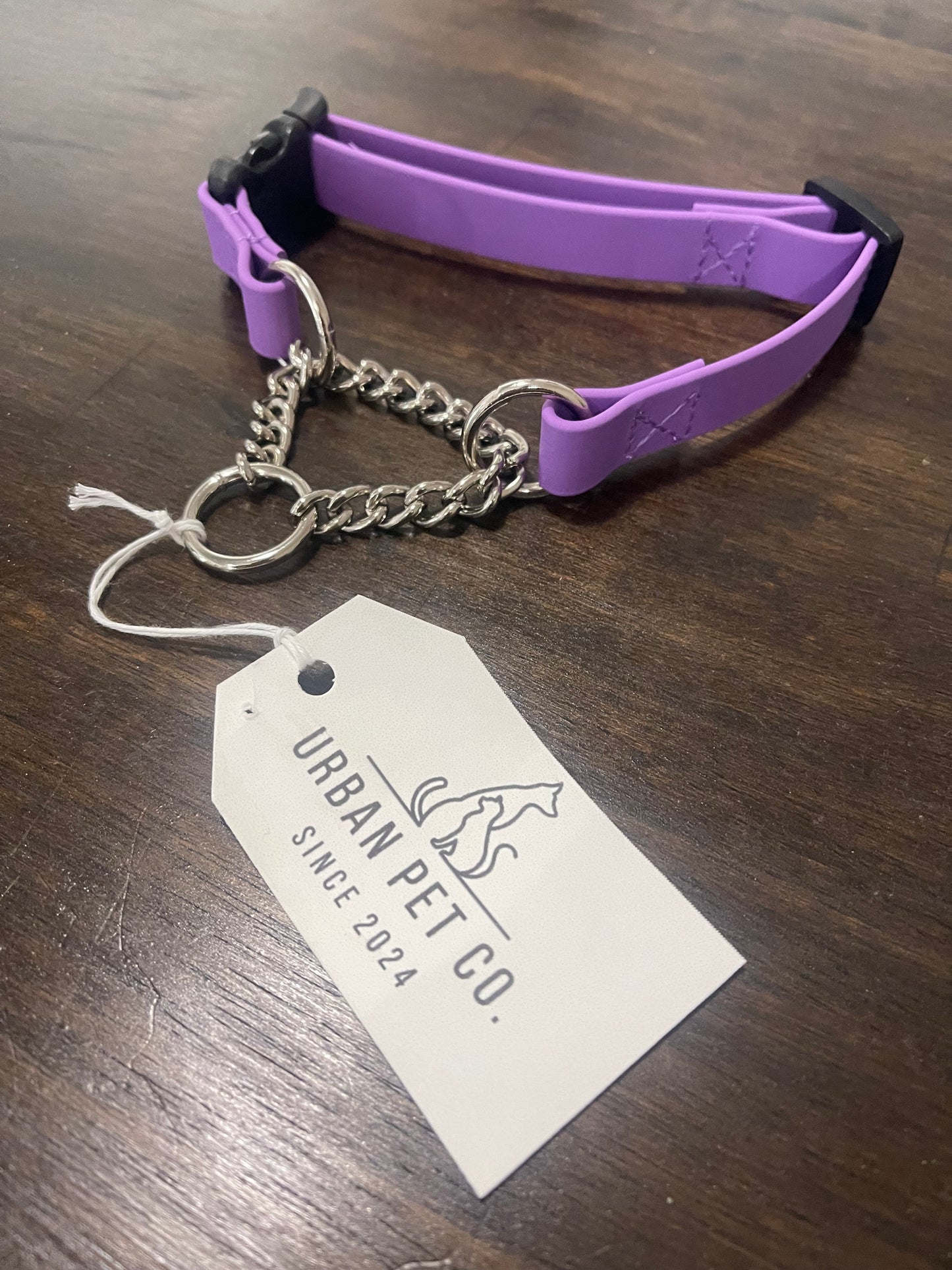 Martingale Dog Collar: Purple