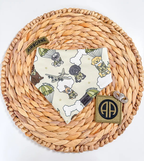 82nd Airborne Dog Bandana