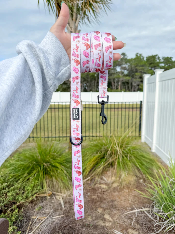 Howdy Cowgirl Fabric Leash