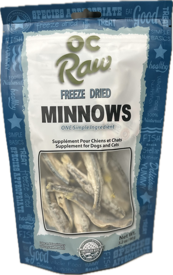 OC Raw Freeze-Dried Minnows Treats