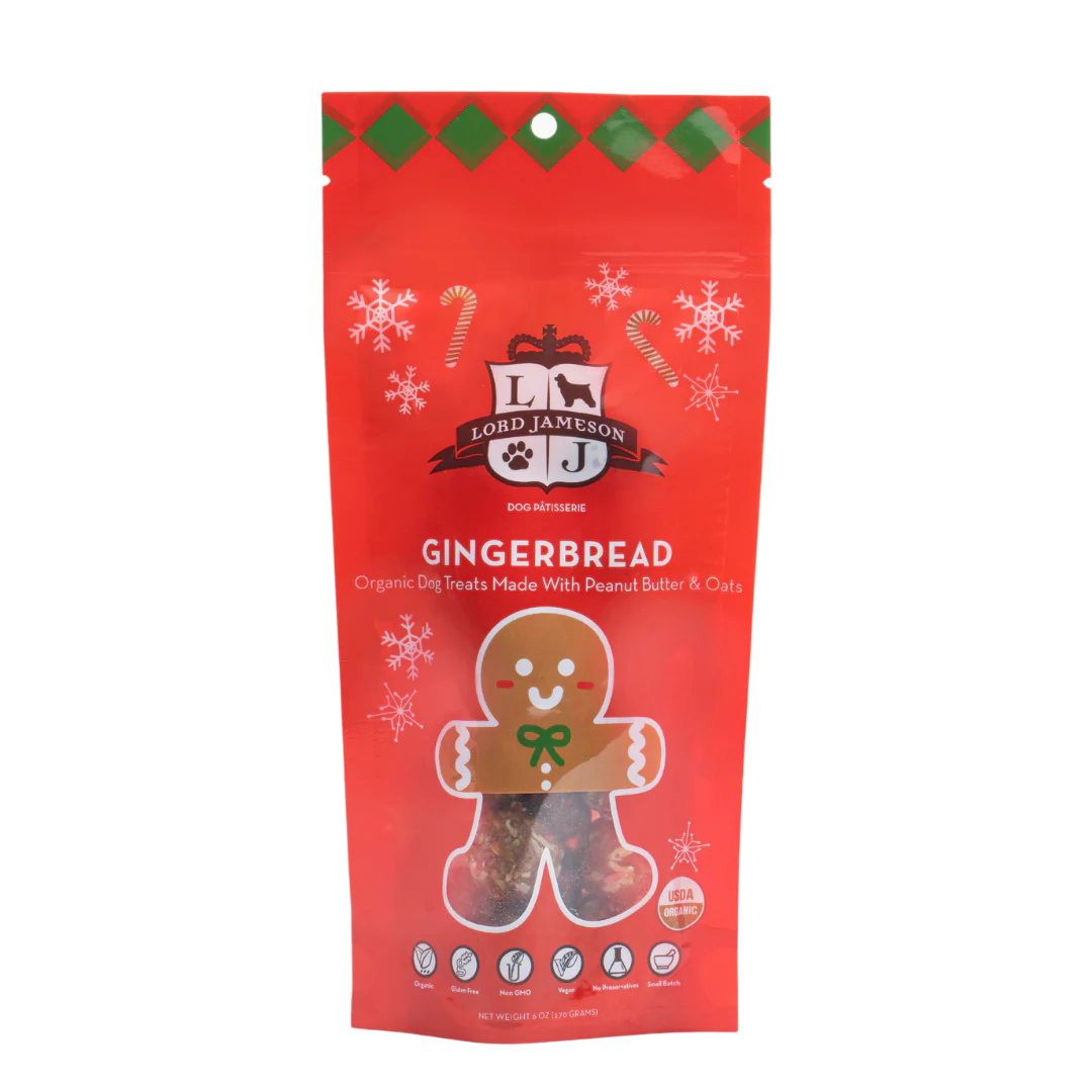 Lord Jameson Christmas Gingerbread Organic Dog Treats