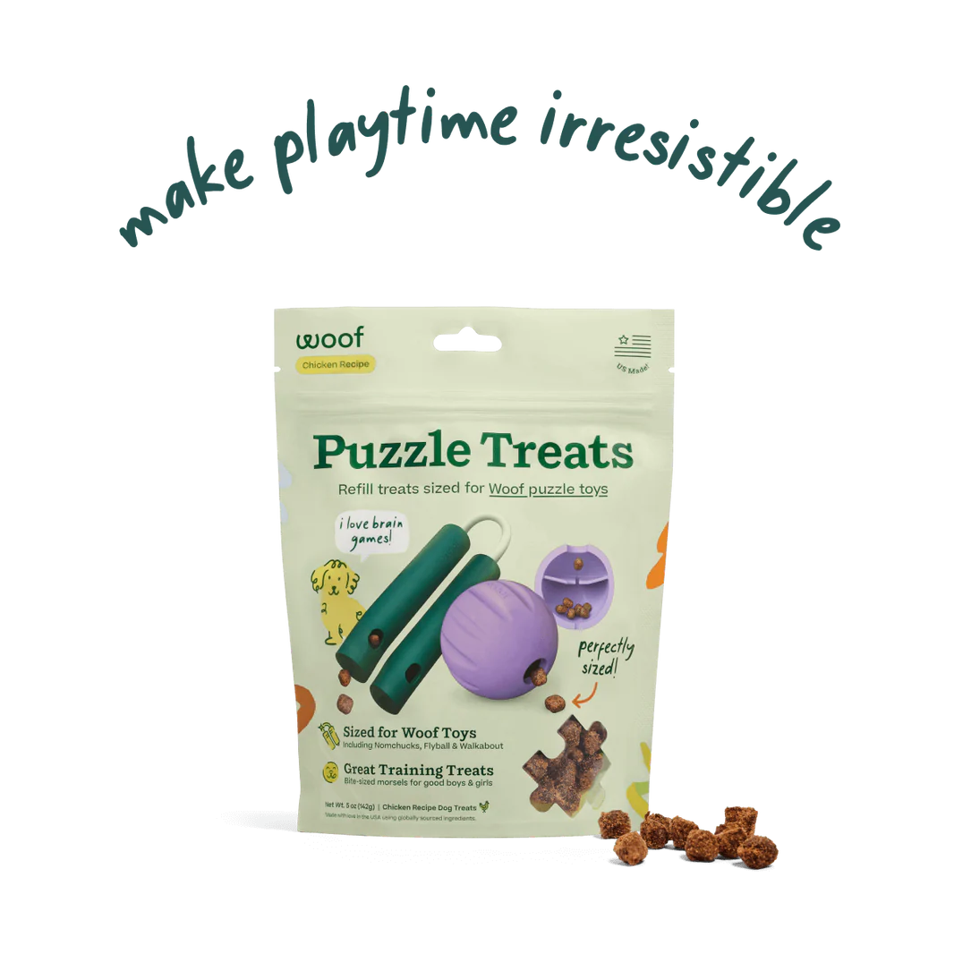 Woof forager puzzle treats