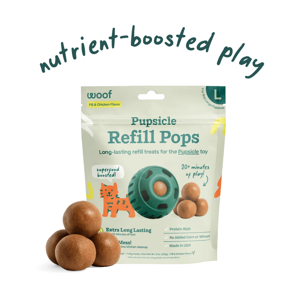 Woof Pupsicle Pops- Chicken & PB