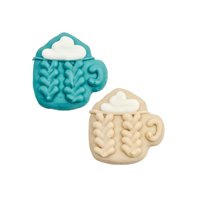 Sweater Weather Sips Dog Cookie