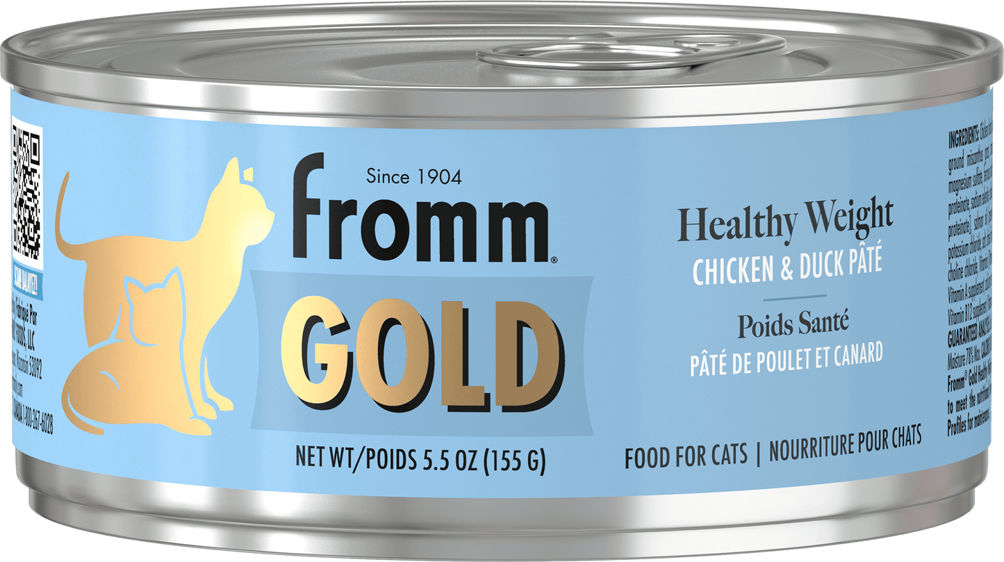 Fromm Gold Healthy Weight Chicken & Salmon Wet Cat Food