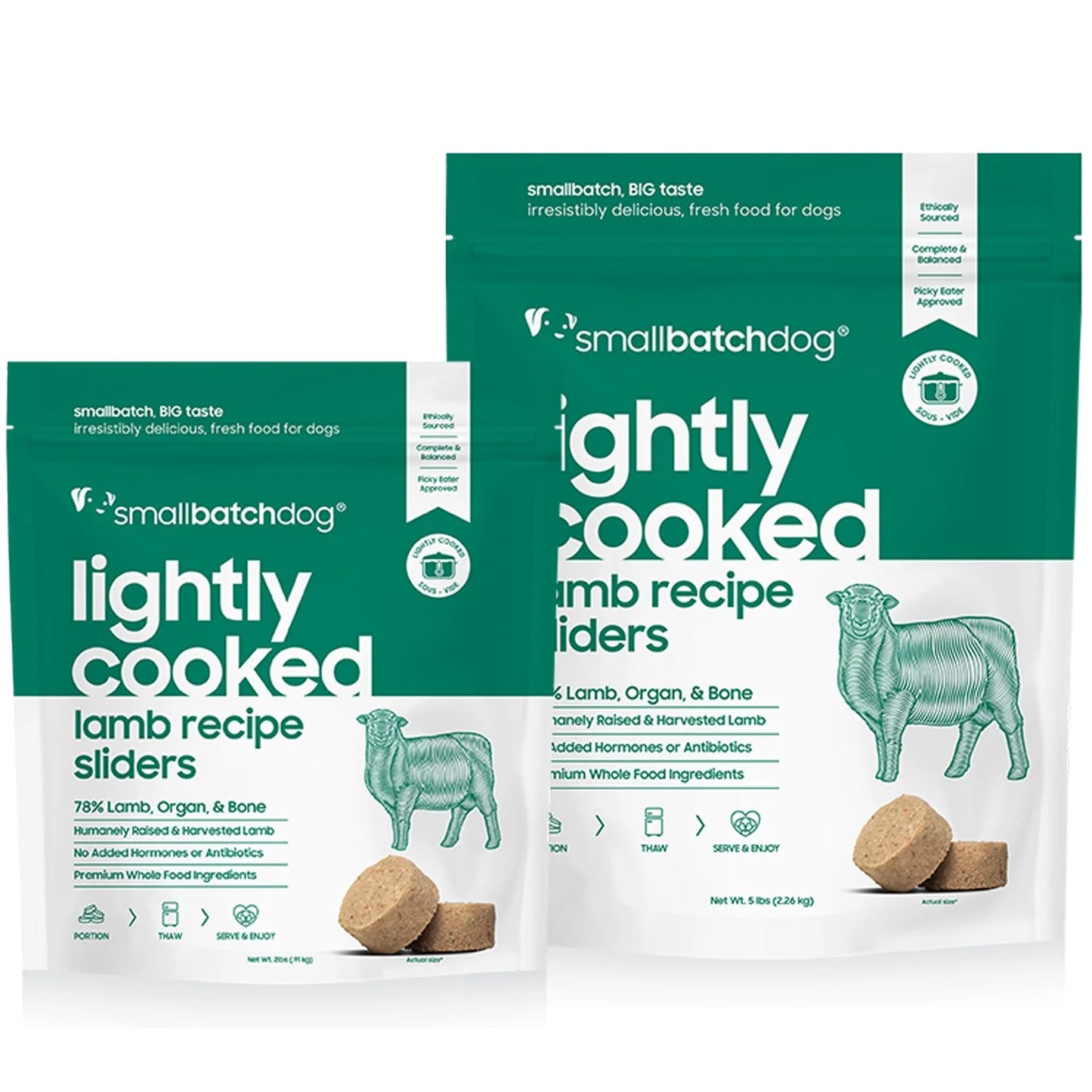 Small Batch Lightly Cooked Dog Food Lamb