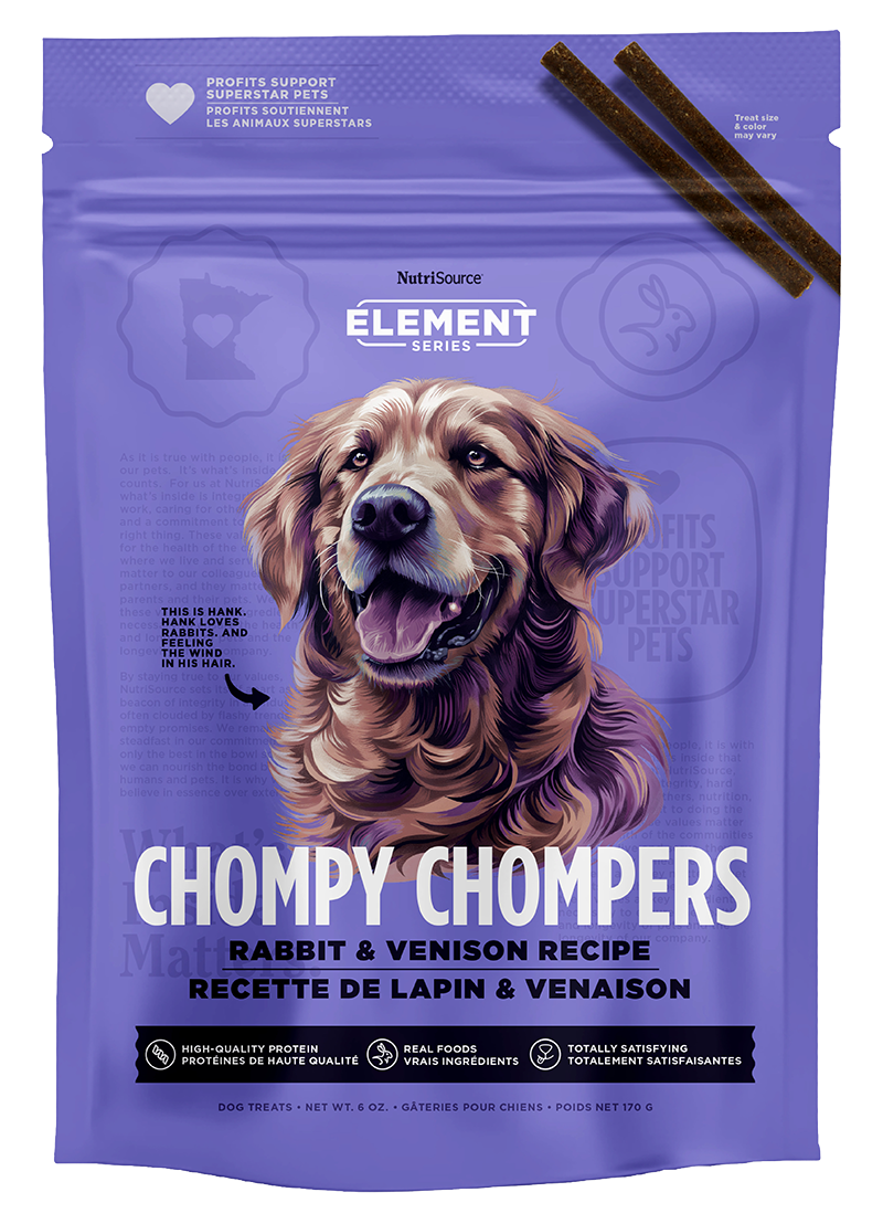 Chompy Chompers Rabbit & Venison Dog Treat