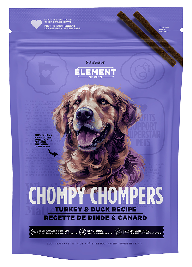 Chompy Chompers Turkey & Duck Dog Treat