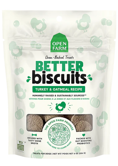 Open Farm Better Biscuits Dog Treat
