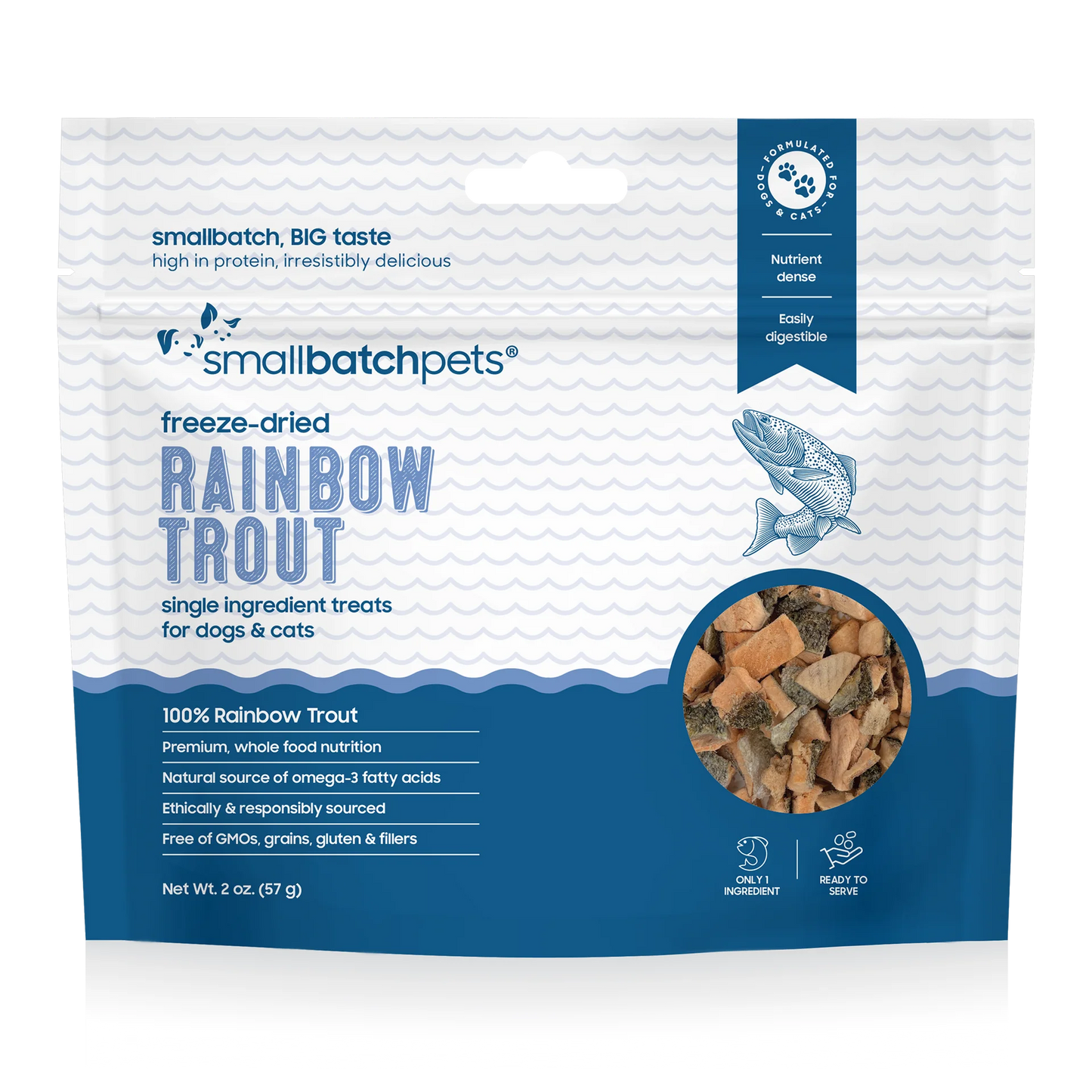 Small Batch Freeze-Dried Rainbow Trout