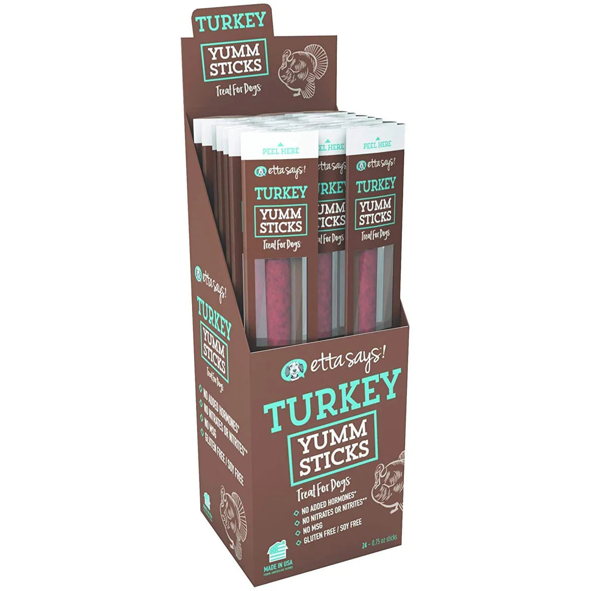 Etta Says! Turkey Yumm Sticks Dog Chew