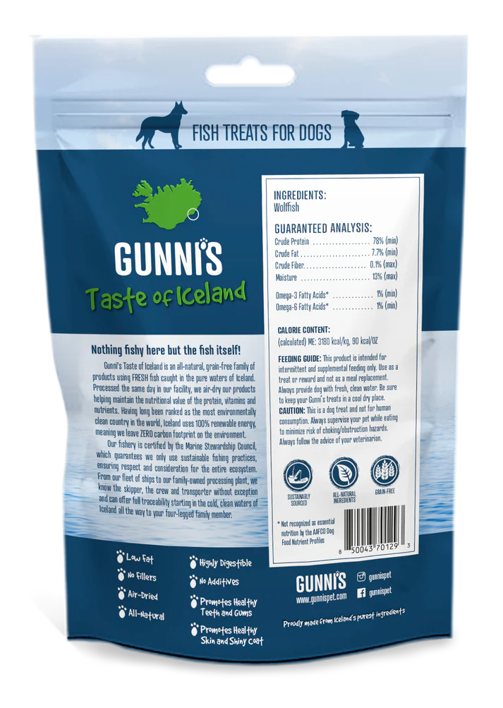 Gunni's Wolffish Skin Shorties- 2.5 oz