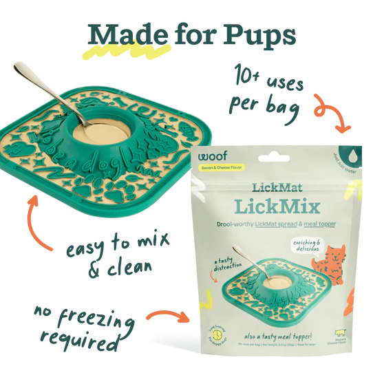 Woof LickMix: Bacon & Cheese
