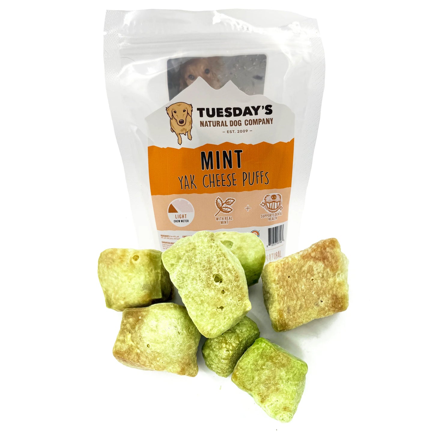 Tuesday's Mint Yak Chew Puffs