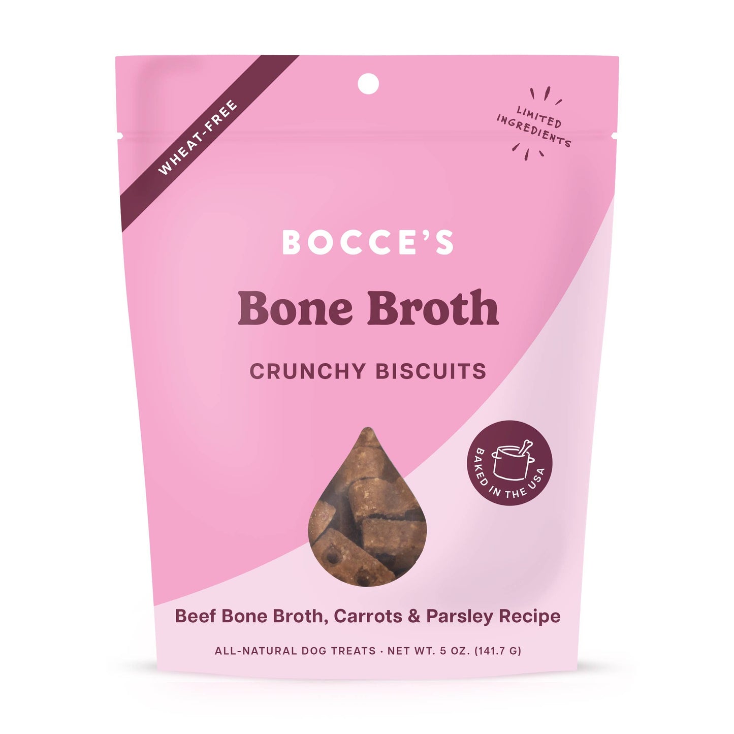 Bocce's Bakery Bone Broth Biscuits Dog Treats