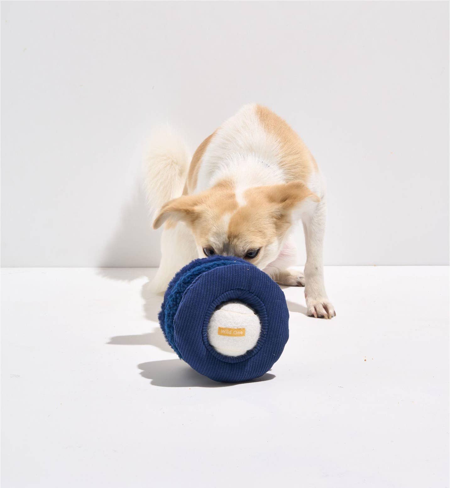 Plush Dog Toy - Tennis Tuft: Navy