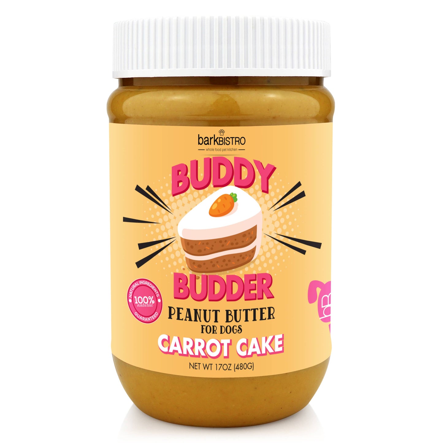 Dog Peanut Butter, Carrot Cake Buddy Budder
