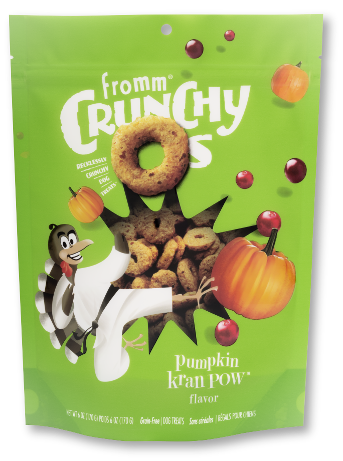 Fromm Crunchy O's Dog treats: Pumpkin Kran