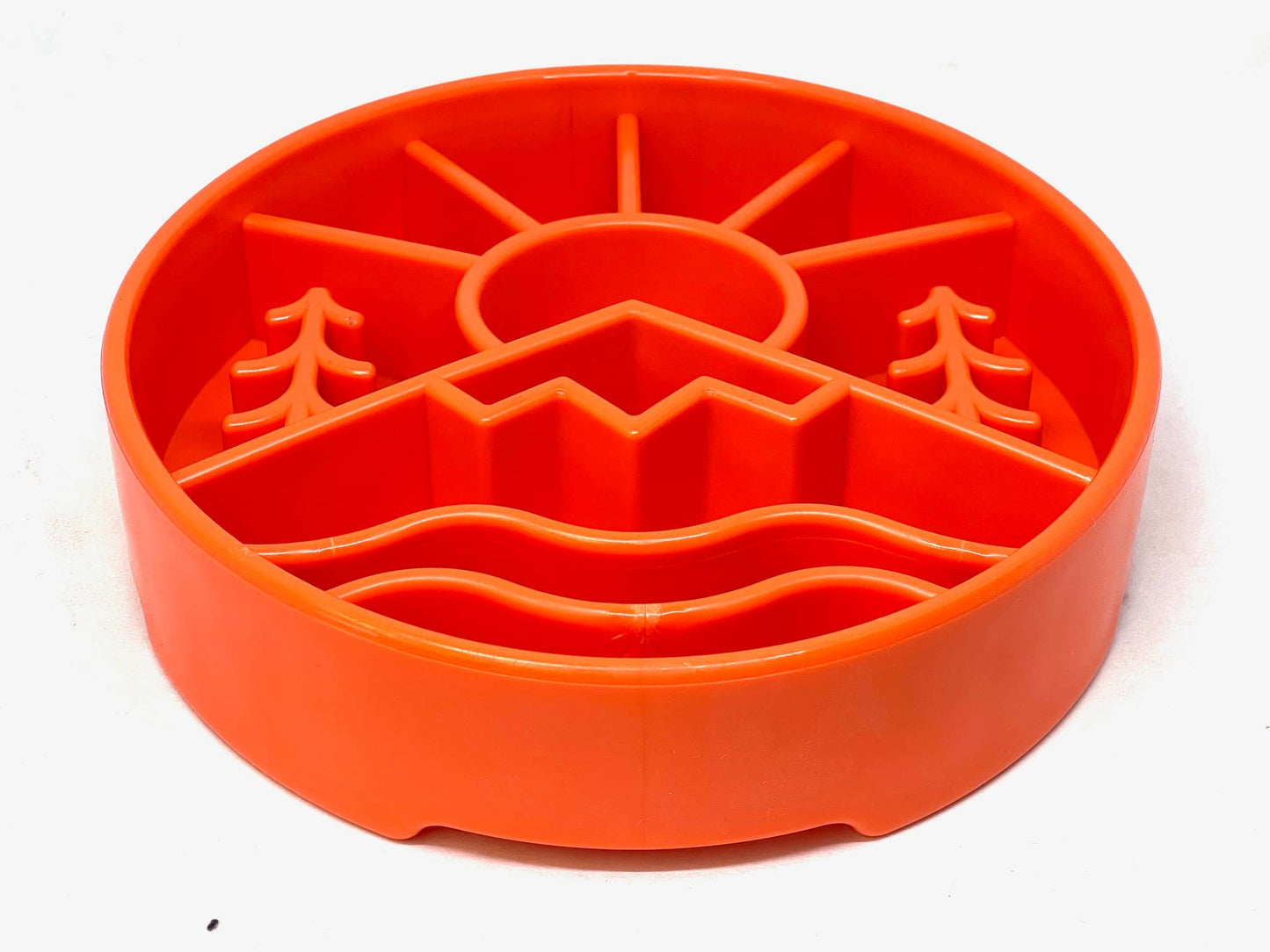 Great Outdoors Slow Feeder Bowl for: Orange