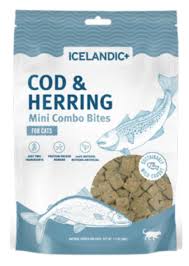 Icelandic cod & herring mini combo cat treats